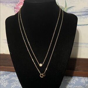 Layered interlocking necklace